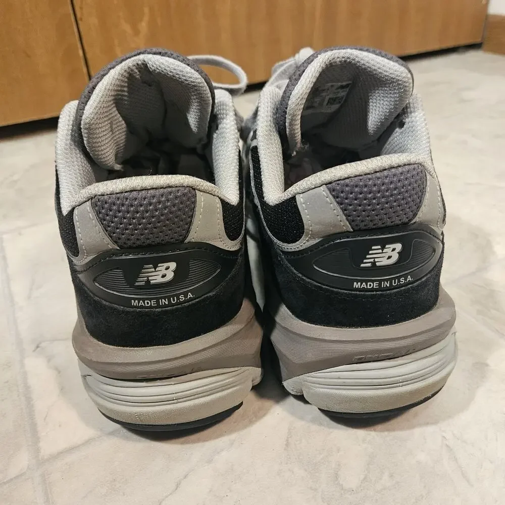 New Balance 990v6 Made in USA Black Grey M990BK6 Men's Size 11 4E Extra Wide